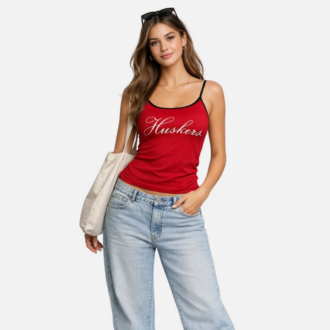 Nebraska Cornhuskers Script Cami
