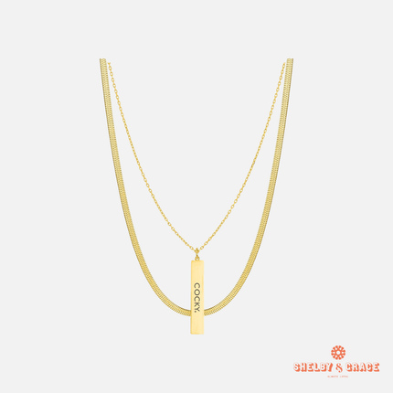 South Carolina Gamecocks Kona Necklace (Gold)