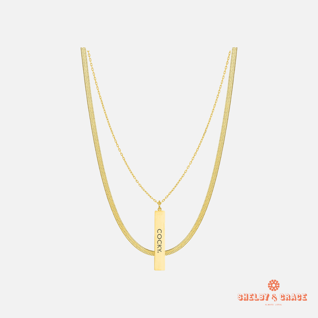 South Carolina Gamecocks Kona Necklace (Gold)