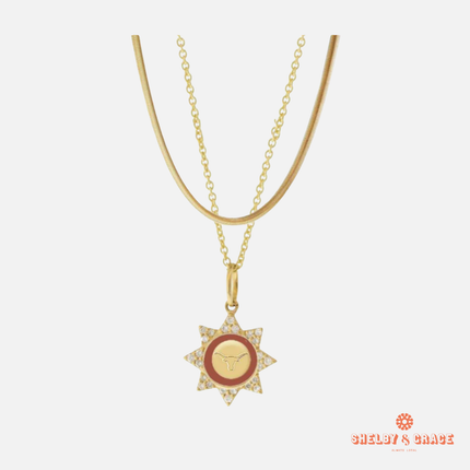 Texas Longhorns Silene Necklace
