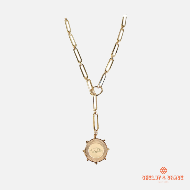 Arkansas Razorbacks Gouda Necklace