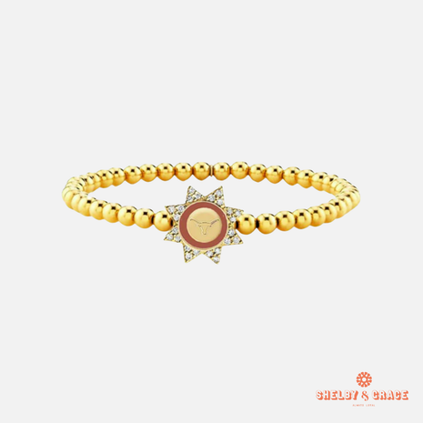 Texas Longhorns Begonia Bracelet