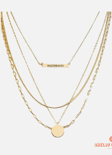 Arkansas Razorbacks Taytum Necklace