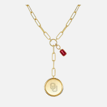 Oklahoma Sooners Sedum Necklace