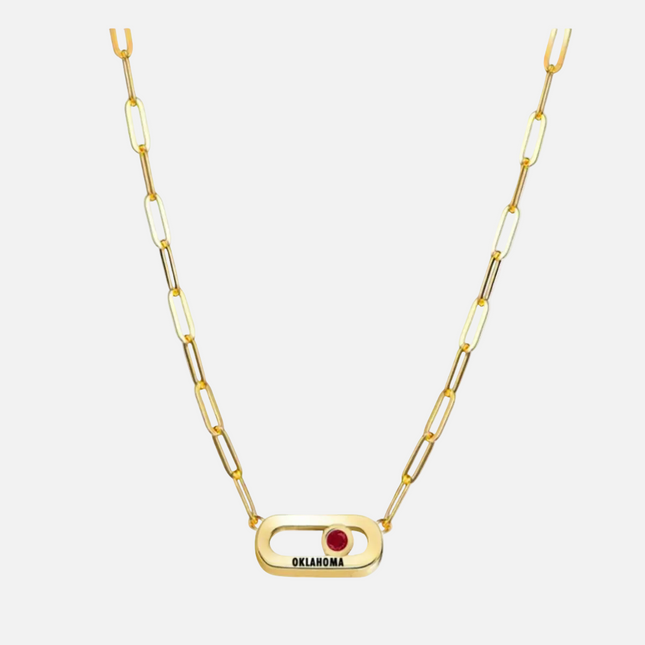 Oklahoma Sooners Winterberry Necklace