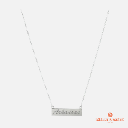 Arkansas Razorbacks Valentina Necklace