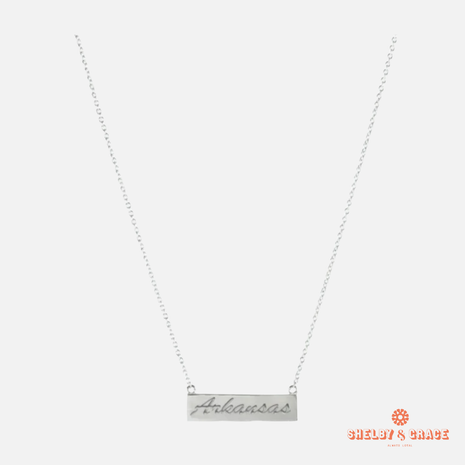 Arkansas Razorbacks Valentina Necklace