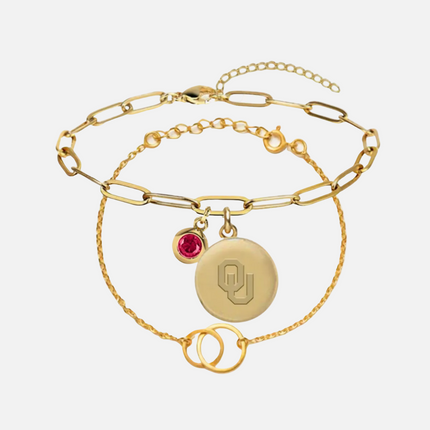 Oklahoma Sooners Jacaranda Bracelet Set