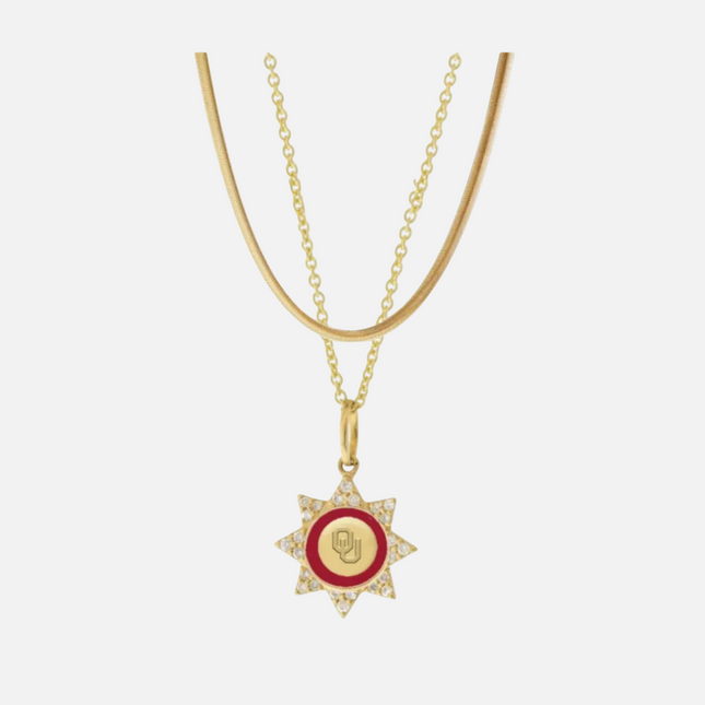 Oklahoma Sooners Silene Necklace