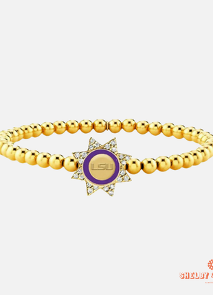 LSU Tigers Begonia Bracelet