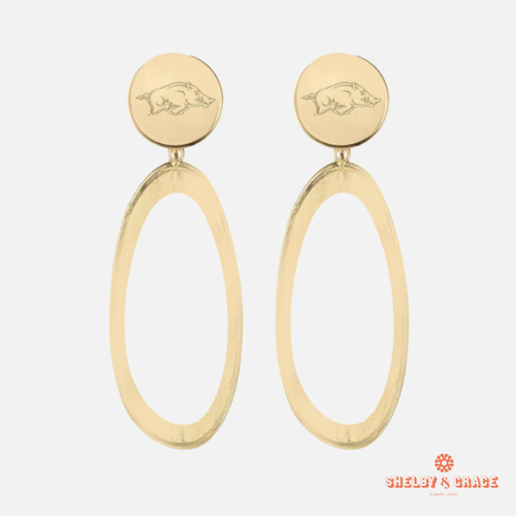 Arkansas Razorbacks Millie Earrings