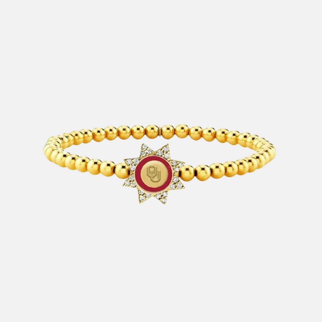 Oklahoma Sooners Begonia Bracelet