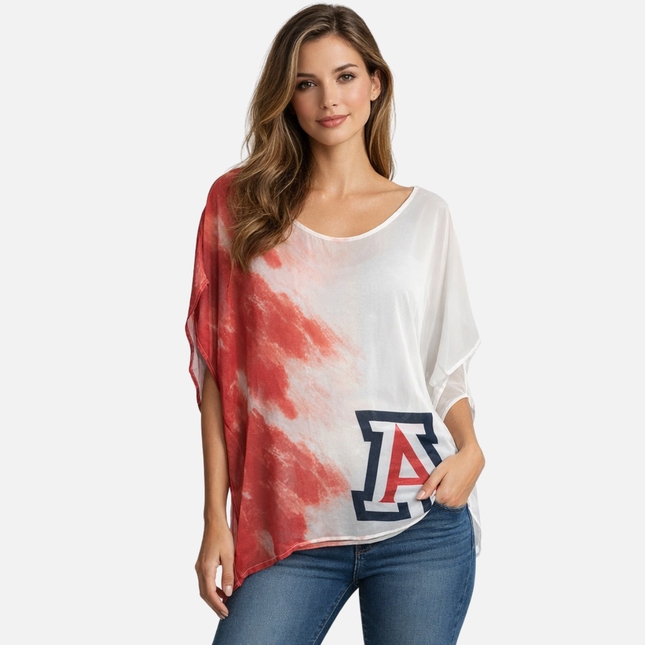 Arizona Wildcats Sheer Tunic