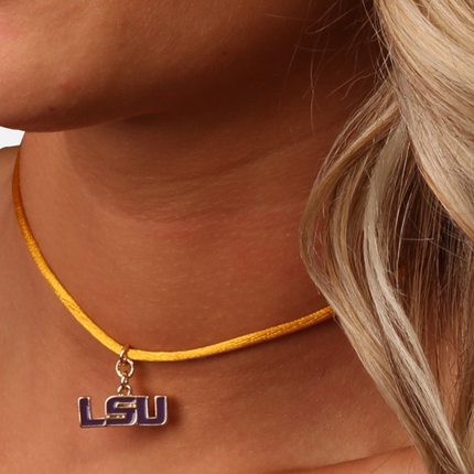 LSU Tigers Satin Choker