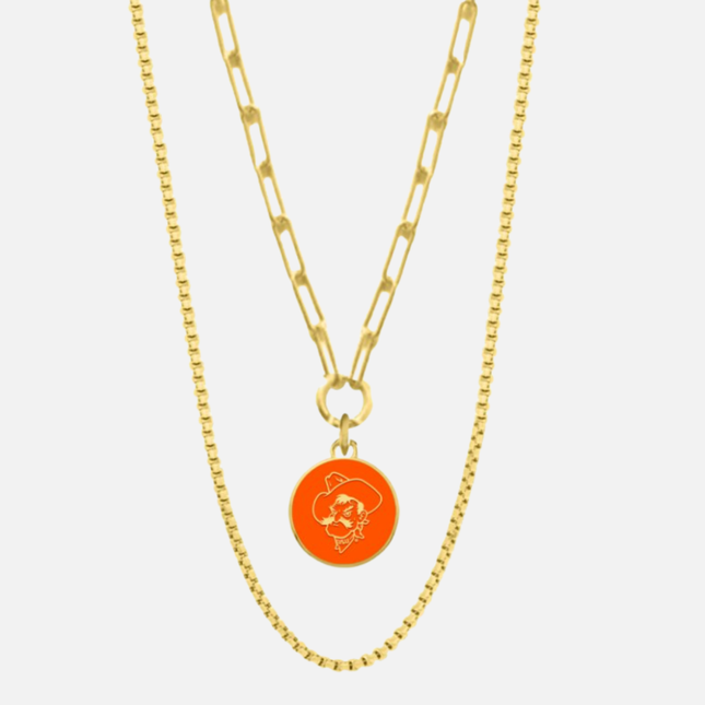 Oklahoma State Congo Necklace