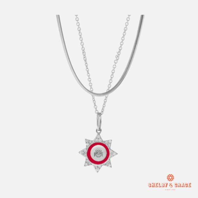 Ohio State Buckeyes Silene Necklace
