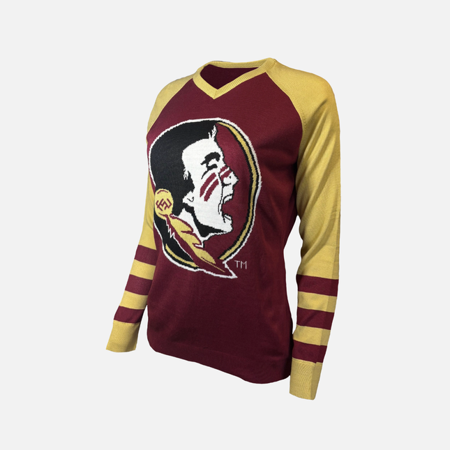 Florida State Seminoles V-Neck Logo Sweater