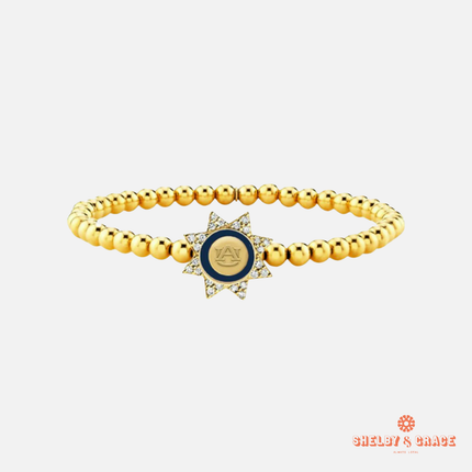 Auburn Tigers Begonia Bracelet