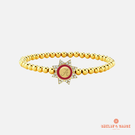 Alabama Crimson Tide Begonia Bracelet