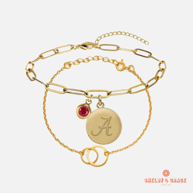 Alabama Crimson Tide Jacaranda Bracelet Set
