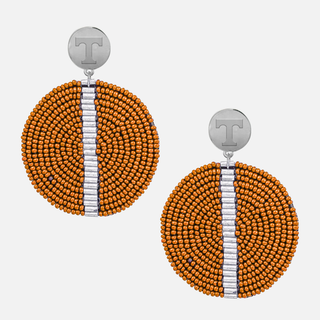 Tennessee Volunteers Hand Beaded Greta Earrings