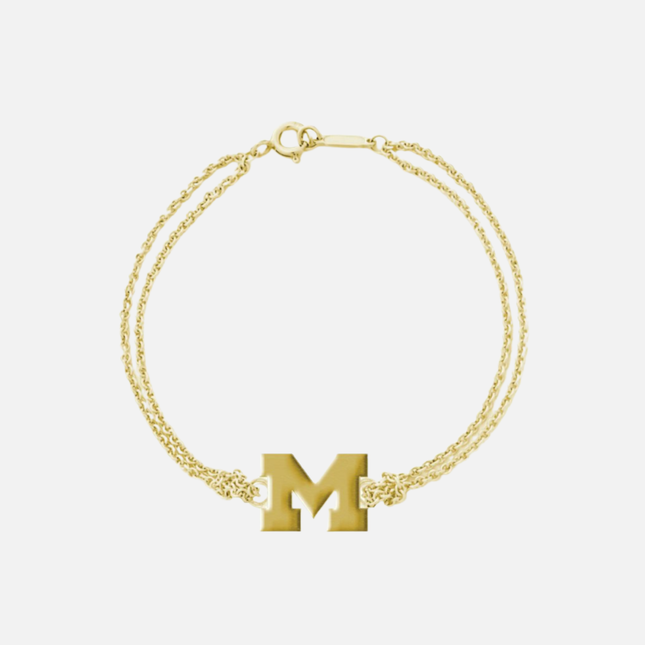 Michigan Wolverines Ziggy Bracelet