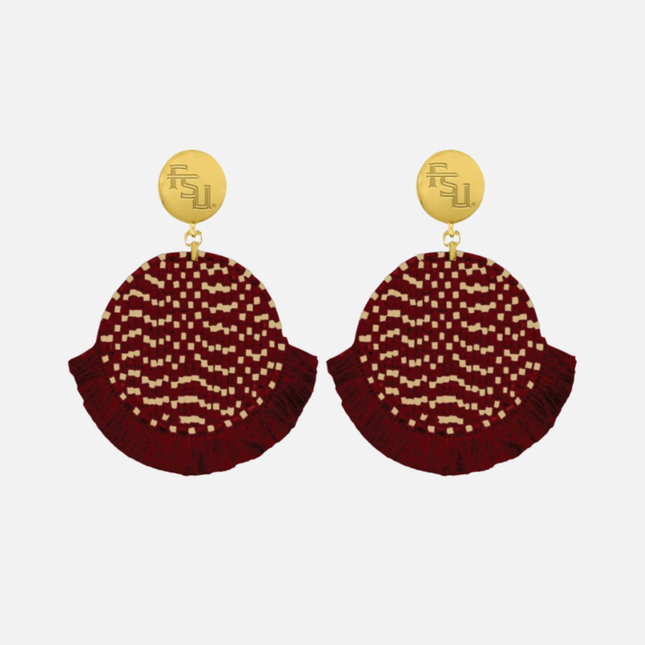 Florida State Seminoles Hand Beaded Remi Earrings