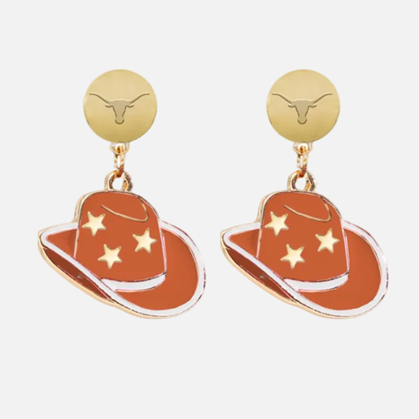 Texas Longhorns Stetson Earrings