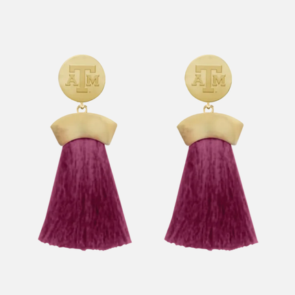 Texas A&M Ella Earrings Gold