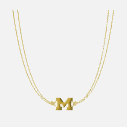 Michigan Wolverines Daisy Necklace