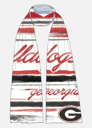 Georgia Bulldogs Wave Scarf
