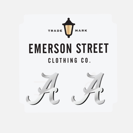 Alabama Crimson Tide Logo Stud Earrings