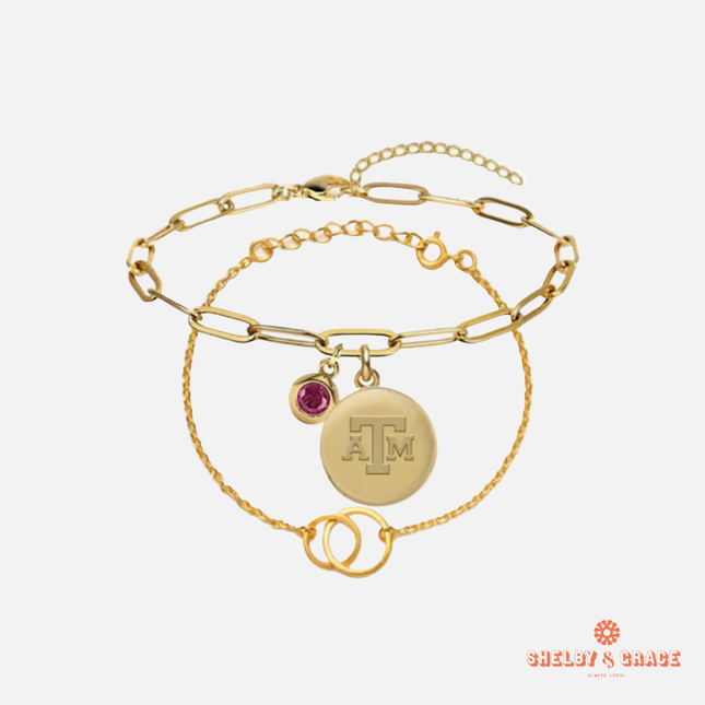 Texas A&M Aggies Jacaranda Bracelet Set