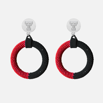 Texas Tech Red Raiders Skye Hand Beaded Earrings