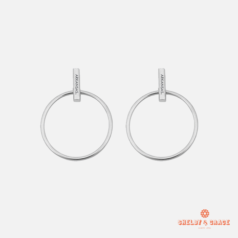 Arkansas Razorbacks Holly Earrings