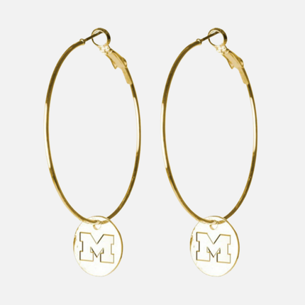 Michigan Wolverines Quinn Earrings