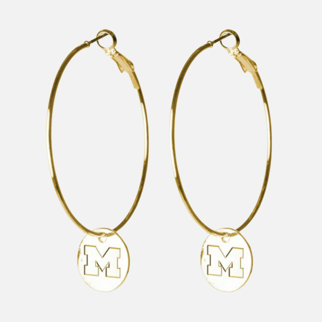 Michigan Wolverines Quinn Earrings