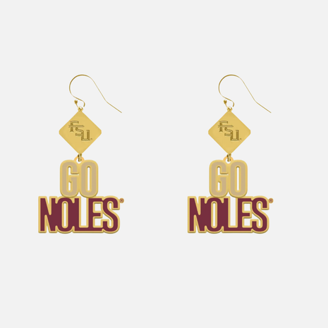 Florida State Seminoles Della Earrings