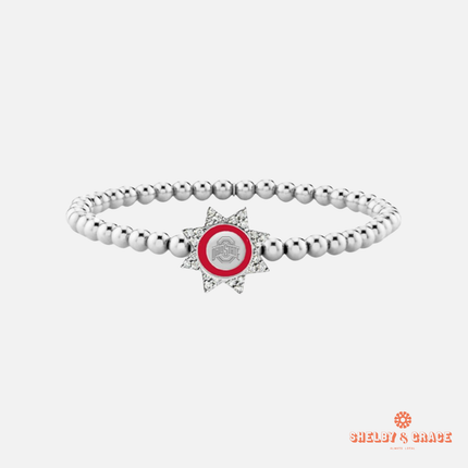 Ohio State Buckeyes Begonia Bracelet