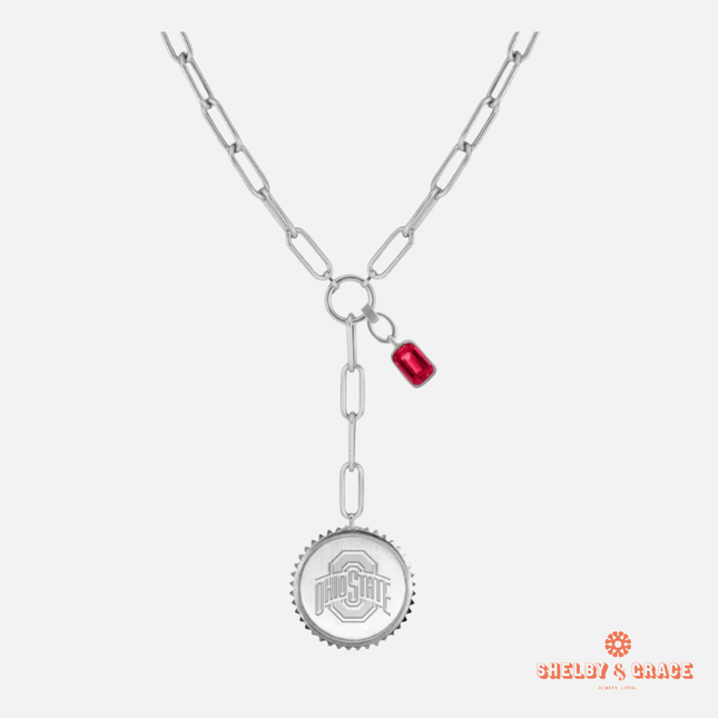 Ohio State Buckeyes Sedum Necklace