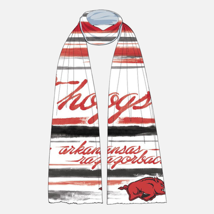 Arkansas Razorbacks Wave Scarf