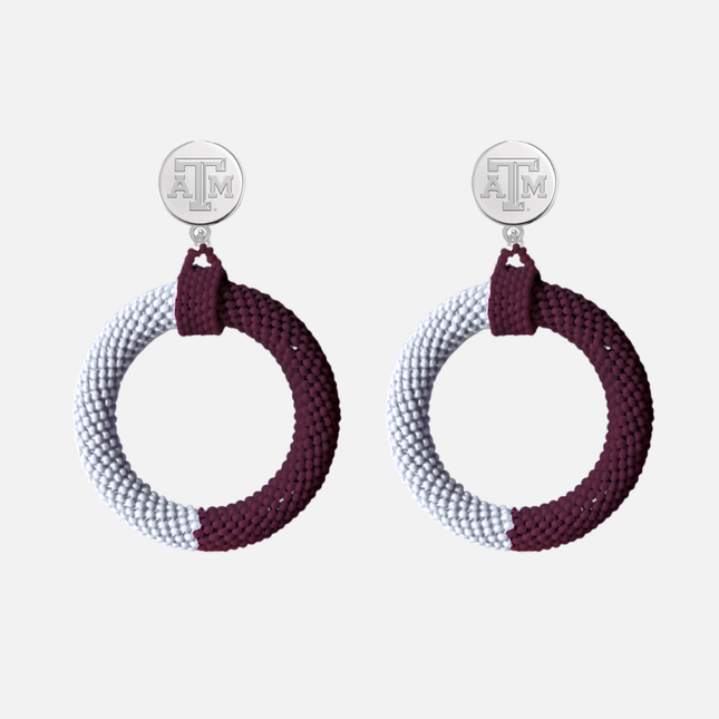 Texas A&M Aggies Skye Hand Beaded Earrings