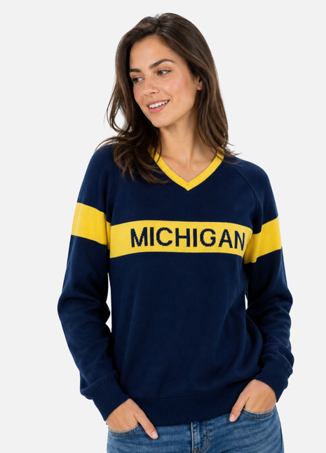 Michigan Wolverines Retro Team Sweater