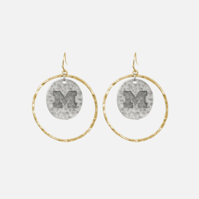 Michigan Wolverines Isabella Earrings