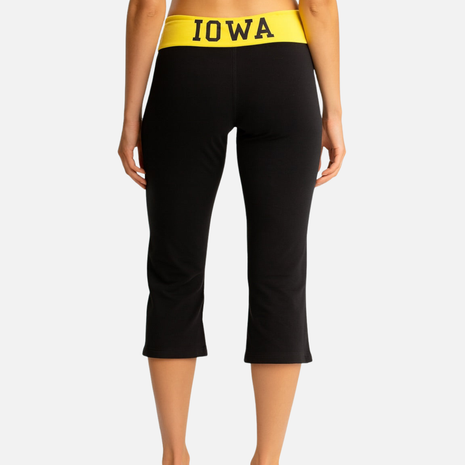 Iowa Hawkeyes Crop Yoga Pant