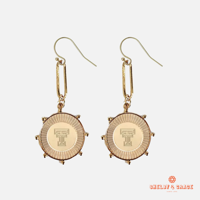 Texas Tech Red Raiders Pixel Earrings