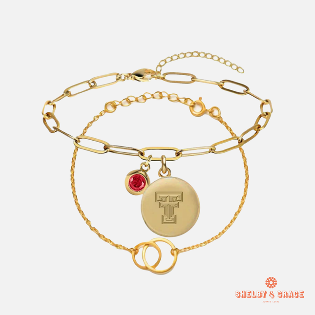 Texas Tech Red Raiders Jacaranda Bracelet Set