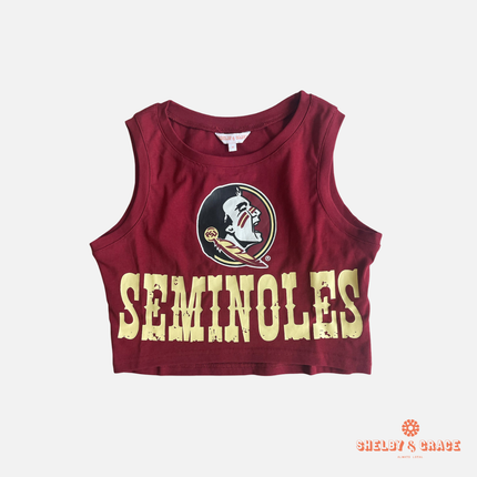 Florida State Seminoles Zora Cropped Tank