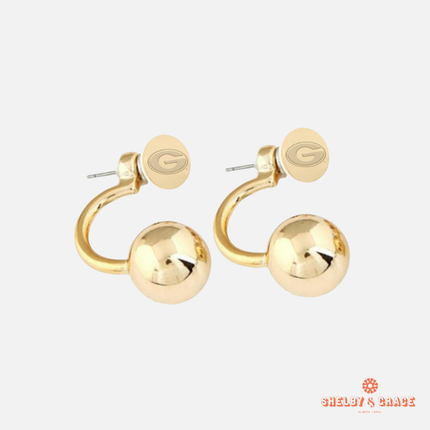 Georgia Bulldogs Sasha Earrings
