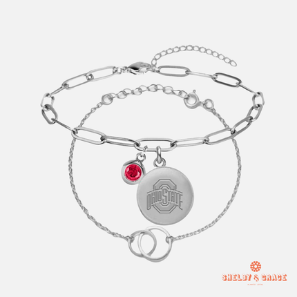 Ohio State Buckeyes Jacaranda Bracelet Set
